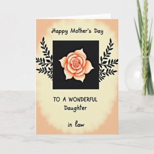 Chevron Delicate Flower Card