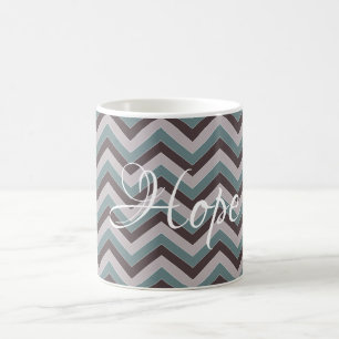 Chevron design coffee mug customisable