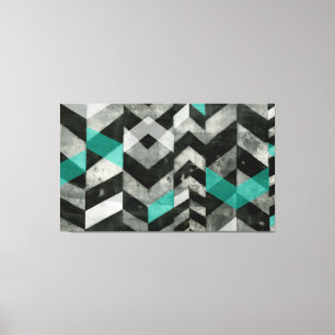 Chevron Exclusion II Canvas Print
