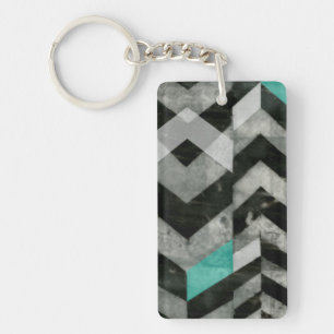 Chevron Exclusion II Key Ring