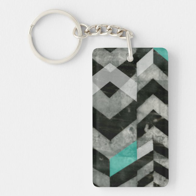 Chevron Exclusion II Key Ring (Front)