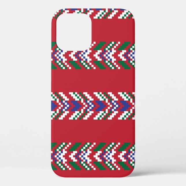 Chevron fair isle seamless pattern designallover,  Case-Mate iPhone case (Back)