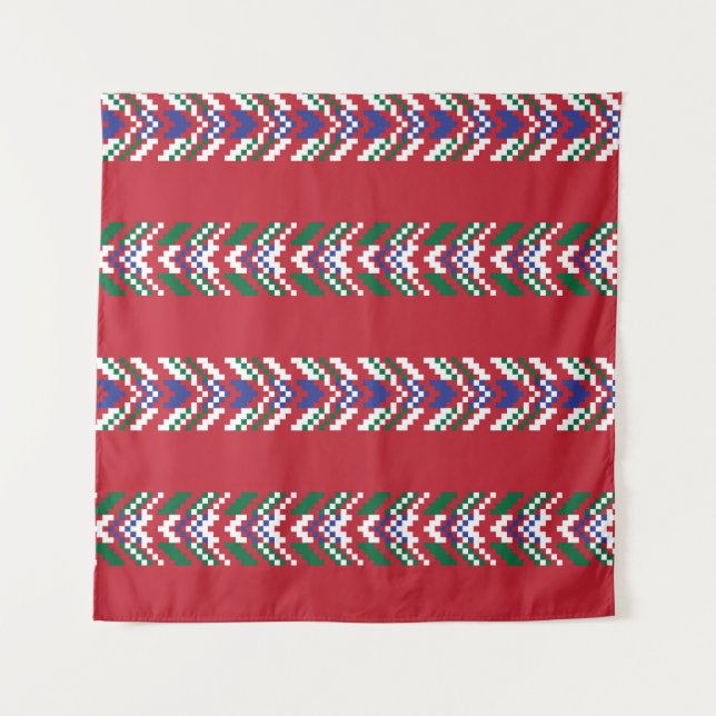 Chevron fair isle seamless pattern designallover,  tapestry (Front)