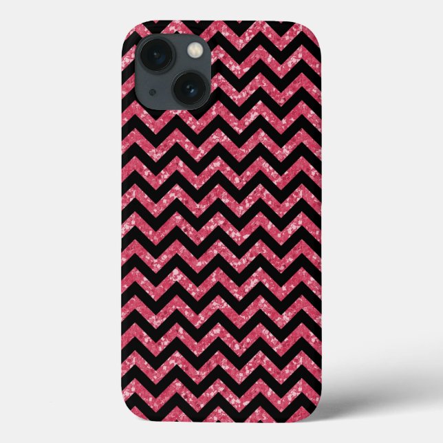 Chevron Glitter Look iPad BT Case (Back)