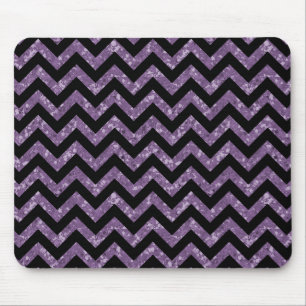 Chevron Glitter Look Mousepad