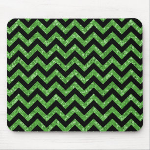 Chevron Glitter Look Mousepad