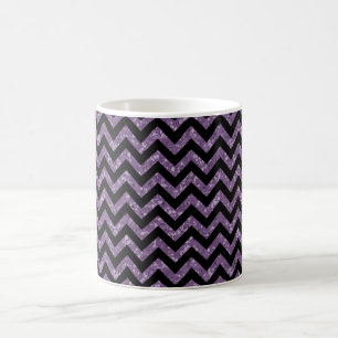 Chevron Glitter Look Mug