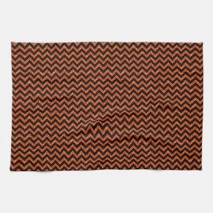 Chevron Glitter Look Towel