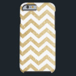 Chevron Gold Faux Glitter Phone Case<br><div class="desc">Modern faux glitter and chevron pattern design created in Adobe Illustrator. Check the Spotted Owl store for more designs like this!</div>