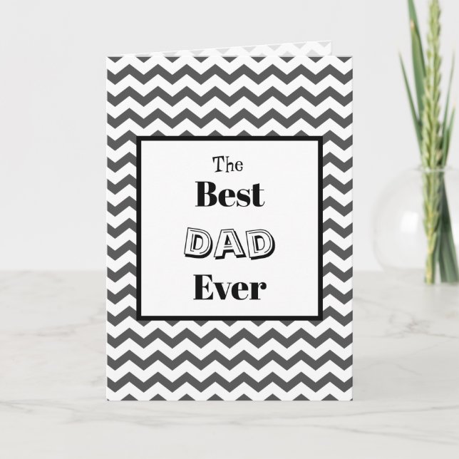Chevron Greatest Dad Ever Card (Front)