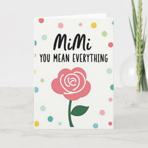 Chevron Heartfelt Note Card