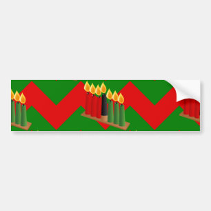 chevron kwanzaa bumper sticker