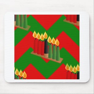 chevron kwanzaa mouse mat
