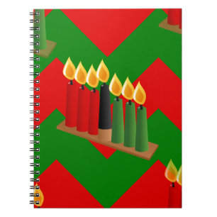 chevron kwanzaa notebook