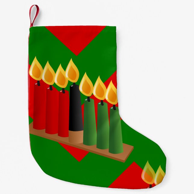 chevron kwanzaa xmas christmas stocking (Front)