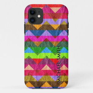 Chevron Leather #2 iPhone 11 Case