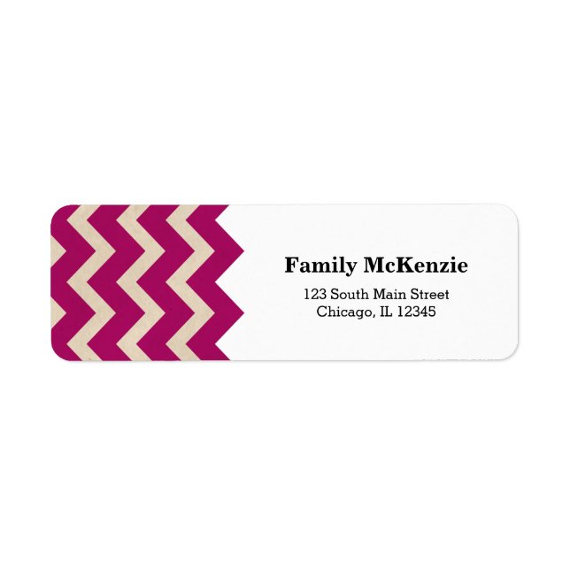 Chevron Magenta (Front)
