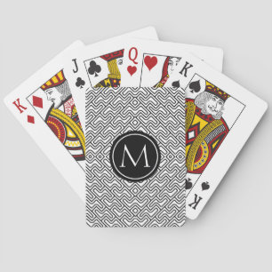 Chevron Maze Pattern Playing Cards