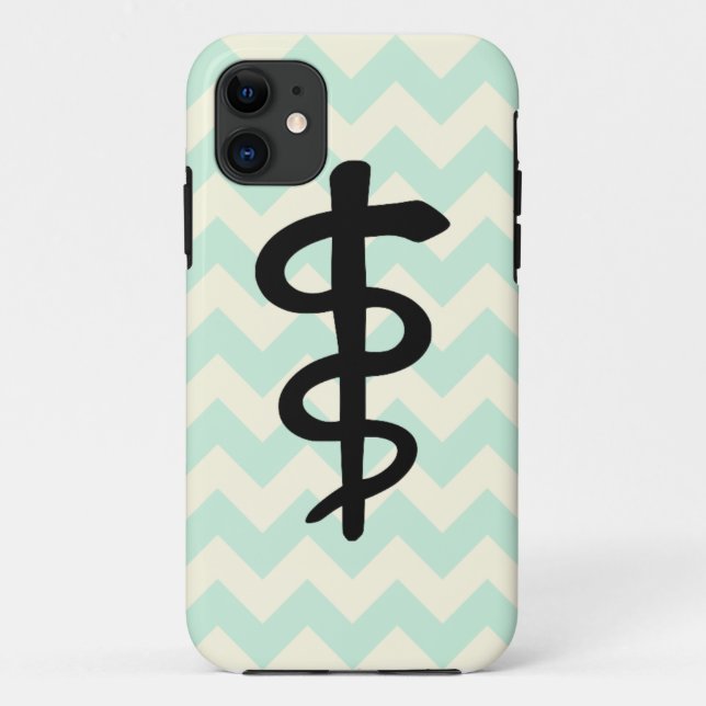 Chevron Medical Symbol iPhone Case (Back)