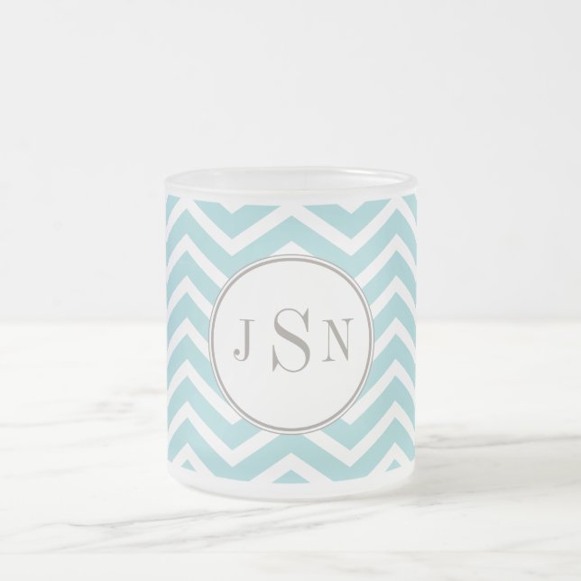 Chevron Monogram Mug (Center)