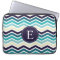 Chevron Monogram Navy Blue Cream