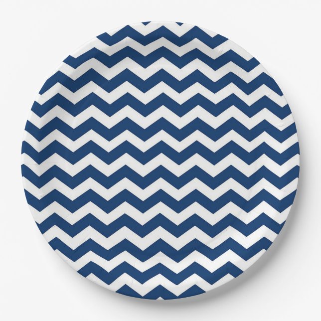 Chevron Paper Plate (Front)