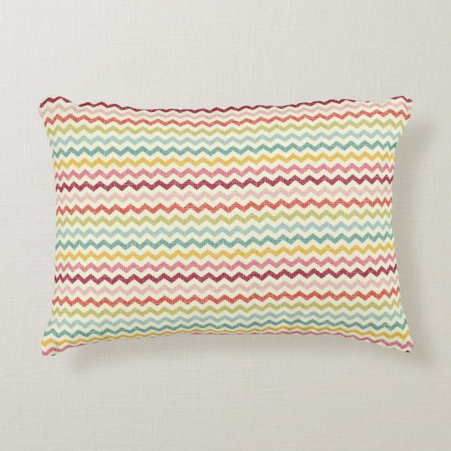 Chevron Pattern 4 Decorative Cushion (Front)