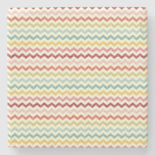 Chevron Pattern 4 Stone Coaster