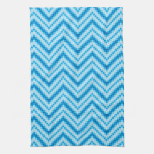 Chevron Pattern Background Tea Towel