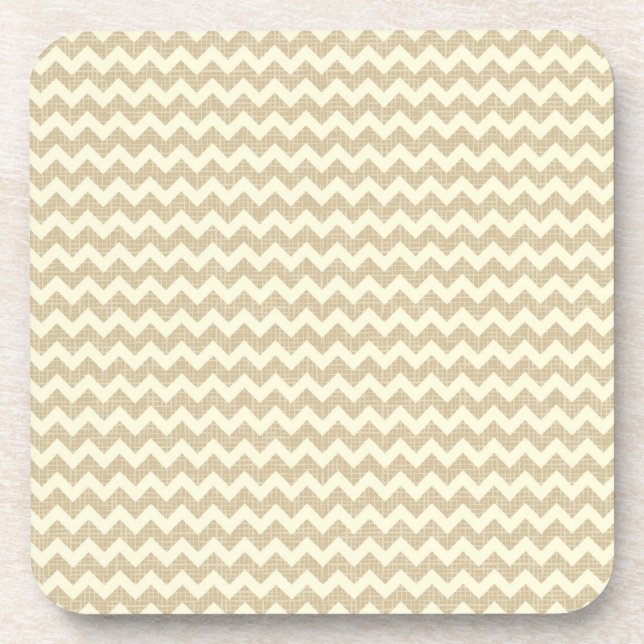 Chevron Pattern Coaster (Front)