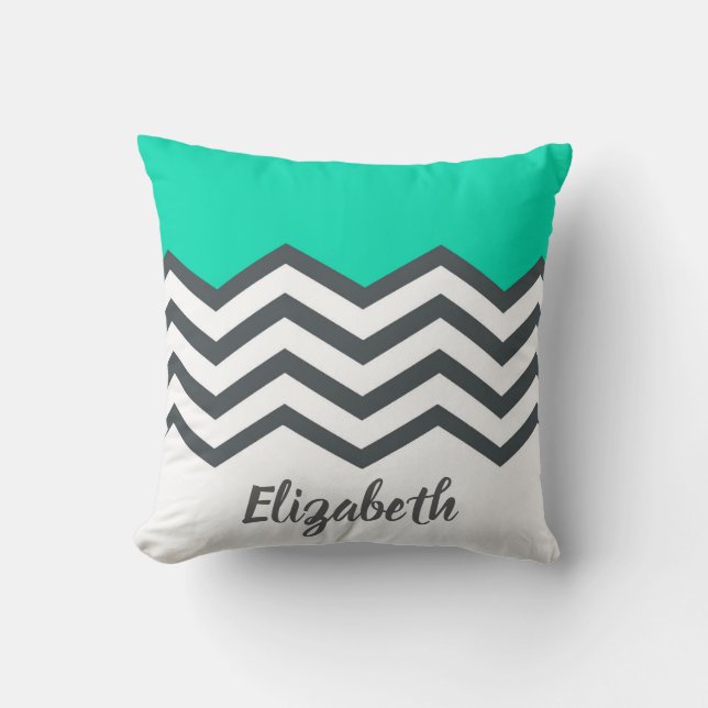 Chevron Pattern Cushion (Front)