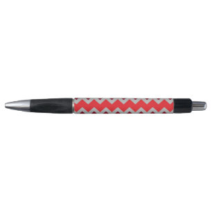Chevron pattern in shades of red