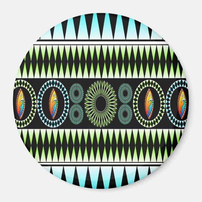 Chevron  Pattern Magnet (Front)