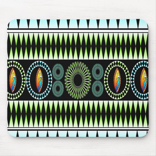 Chevron  Pattern Mouse Mat (Front)