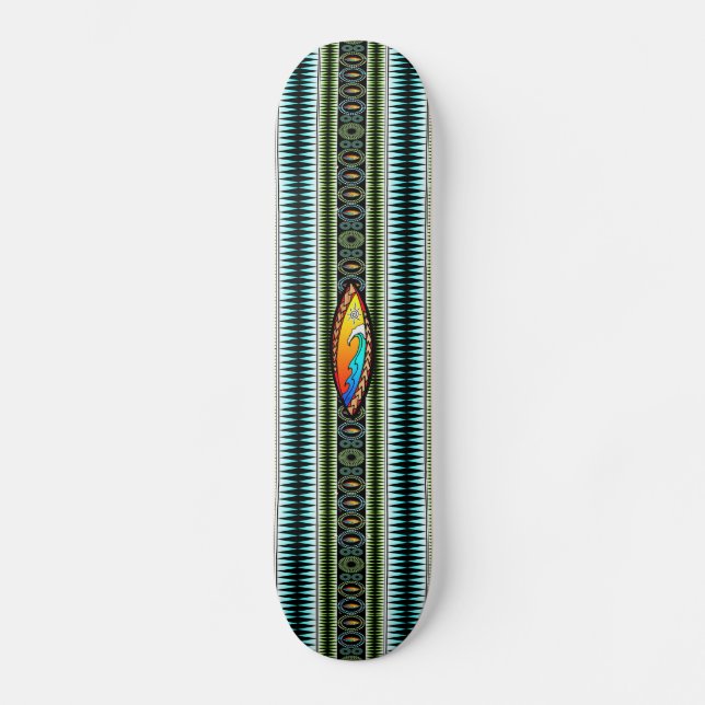 Chevron  Pattern Skateboard (Front)