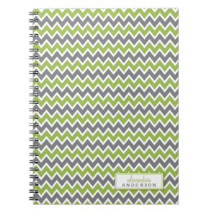 Chevron Pattern Trendy Notebook (apple)