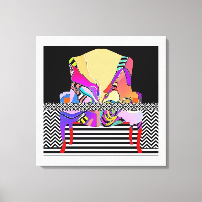Chevron + Patterns  Canvas Print (Front)