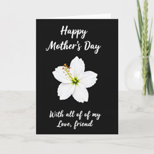 Chevron Radiant Bloom Love Card