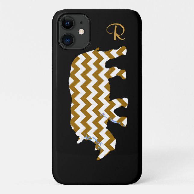 chevron rhino animal Case-Mate iPhone case (Back)