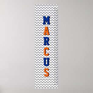 Chevron Six Letter Name Growth Chart