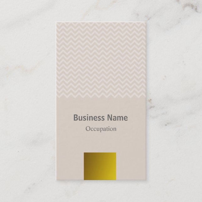 Chevron Soft Business Card (Front)