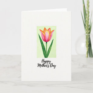Chevron Spring Blossom Card