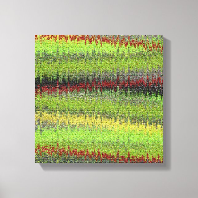 Chevron Urban Abstract Canvas Print (Front)