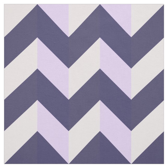 Chevron Violet Fabric (Swatch)