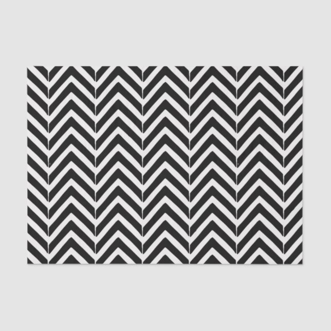 Chevron Zig Zag Pattern Tissue Paper (Front)