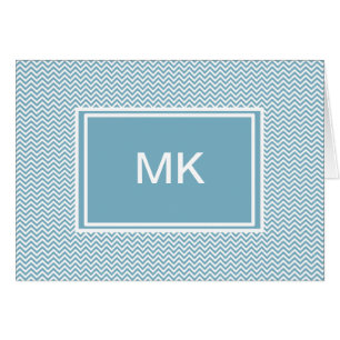 Chevron ZigZag Pattern Blue