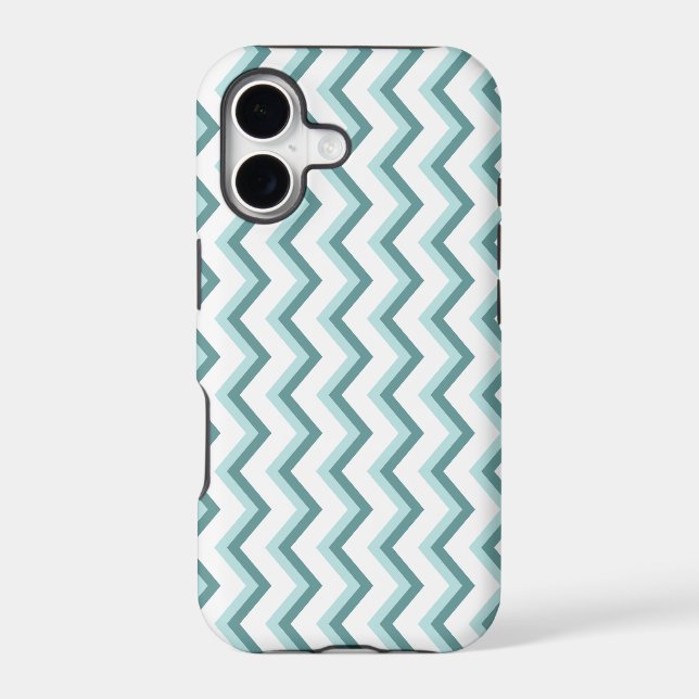 Chevron ZigZag Pattern in Mint Green (Back)