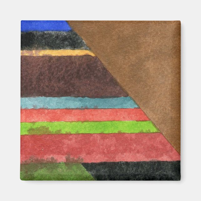 "Chevrons" Abstract Magnet (Front)