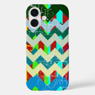 chevrons - stylish and colorful iPhone 16 case
