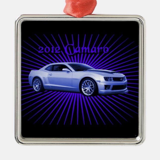 Chevy: 2012 Camaro Metal Tree Decoration (Front)
